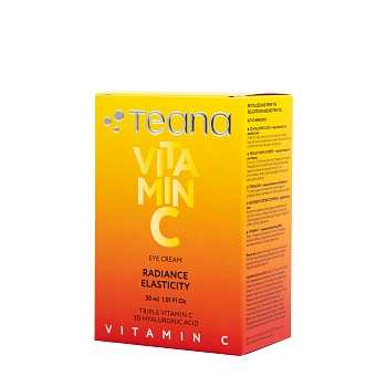 TEANA Крем для контура глаз сияние и упругость / Teana VITAMIN C 30 мл, фото 4