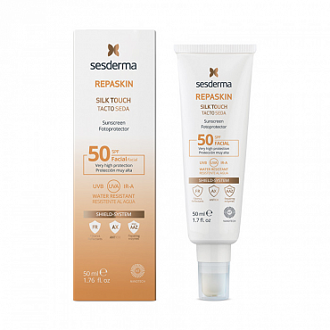 SESDERMA Средство солнцезащитное с нежностью шелка для лица / Repaskin Silk Touch Facial Sunscreen SPF 50 50 мл