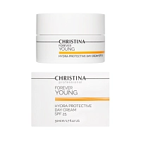 CHRISTINA Крем дневной гидрозащитный SPF 25 / Hydra-Protective Day Cream SPF-25, Forever Young 50 мл, фото 2