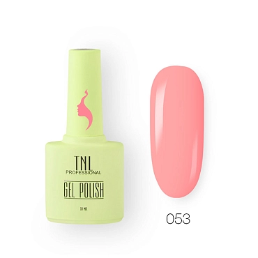 TNL PROFESSIONAL 053 гель-лак для ногтей 8 чувств, розовое кружево / TNL 10 мл