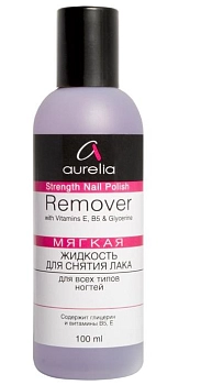 Жидкость для снятия лака (все типы ногтей) / Strength Nail Polish 100 мл