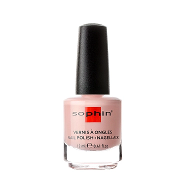 SOPHIN 0382 лак для ногтей, припыленное розовое желе с бежевым подтоном / Expensive Pink Warm Harmony Collection 12 мл
