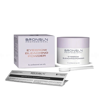 BRONSUN Пудра для осветления бровей / EYEBROW BLEACHING POWDER 10 гр, фото 4