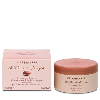 LERBOLARIO Крем тонизирующий для тела с маслом арганы / Argan Oil Body Cream 250 мл, фото 2