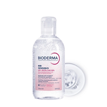 BIODERMA Гель мицеллярный очищающий для кожи с покраснениями / Sensibio AR+ 250 мл, фото 2