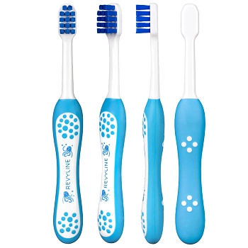 REVYLINE Щетка зубная детская от 0 до 3 лет, голубая / Baby S3900, фото 2