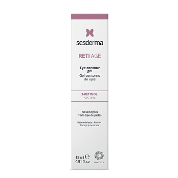 SESDERMA Гель антивозрастной для зоны вокруг глаз / RETI AGE Eye contour gel 15 мл, фото 2