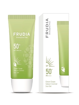 FRUDIA Гель солнцезащитный с зеленым виноградом Себум контроль SPF50 + PA ++++ 50 г, фото 2