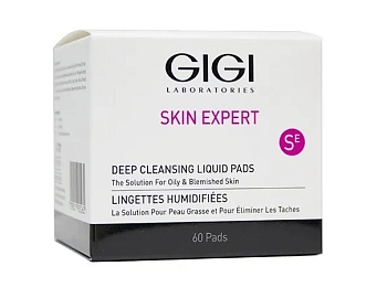 GIGI Диски ватные очищающие / Deep Cleansing Liquid Pad SKIN EXPERT 60 шт, фото 2