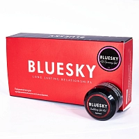BLUESKY Полигель с шиммером для ногтей Красный, в банке / Pudding Gel Art 8 гр, фото 2