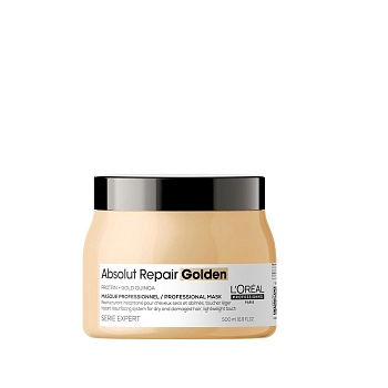 L'OREAL PROFESSIONNEL Маска с золотой текстурой для восстановления поврежденных волос / ABSOLUT REPAIR GOLDEN 500 мл, фото 1