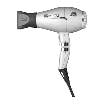 PARLUX Набор фен Parlux Digitalyon Silver, серебристый, 2400 Вт, 2 насадки + диффузор MagicSense, фото 4