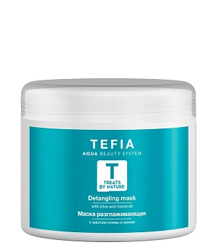 TEFIA Маска разглаживающая с маслом оливы и монои / Treats by Nature 500 мл, фото 1