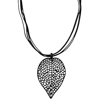 IWOU PROFESSIONAL Подвеска Кружевной лист черный, фото 2