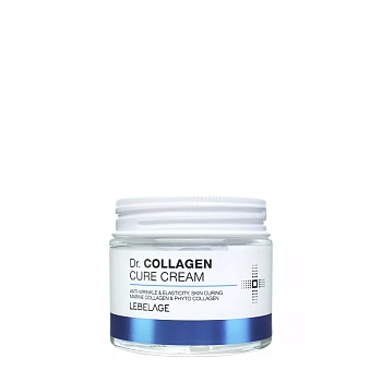 Крем придающий эластичность для лица с коллагеном / Lebelage Dr.Collagen Cure Cream 70 мл