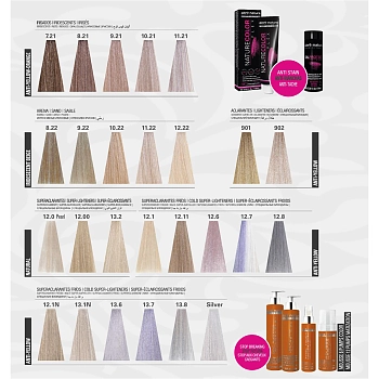 ABRIL ET NATURE 6.97 крем-краска для волос, темно-русый коричнево-фиолетовый / Nature Color Plex 120 мл, фото 4