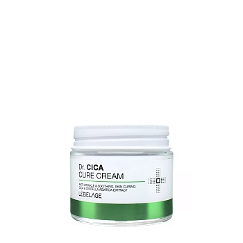 Крем антивозрастной смягчающий для лица с центеллой / Lebelage Dr.Cica Cure Cream 70 мл