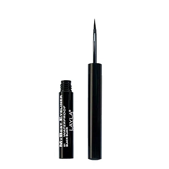 LAYLA COSMETICS Подводка для глаз с кисточкой, 1 / MY BEST EYELINER 5 мл, фото 2