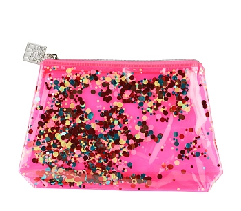 DEWAL BEAUTY Косметичка Модница, розовая  20 х 5 х 16 см, фото 2