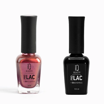 IQ BEAUTY 096 лак для ногтей укрепляющий с биокерамикой / Nail Polish PROLAC+bioceramics 12,5 мл, фото 6