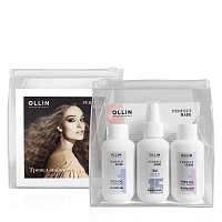 OLLIN PROFESSIONAL Набор дорожный для волос (шампунь 100 мл, бальзам 100 мл, крем-спрей 100 мл) PERFECT HAIR, фото 3