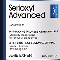 L’OREAL PROFESSIONNEL Шампунь для очищения и уплотнения волос / SERIOXYL ADVANCED 1500 мл, фото 2