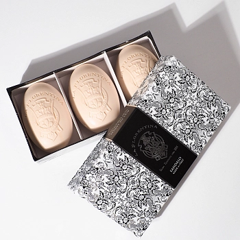 LA FLORENTINA Набор мыла Дамасское Кружево, сандал / Damask Lace 3*150 гр, фото 2