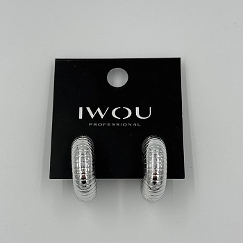 IWOU PROFESSIONAL Серьги Лагуна 1 шт, фото 2