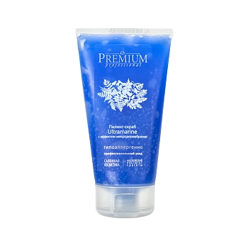 PREMIUM Пилинг-скраб с эффектом микродермабразии / Ultramarine Professional 150 мл, фото 2