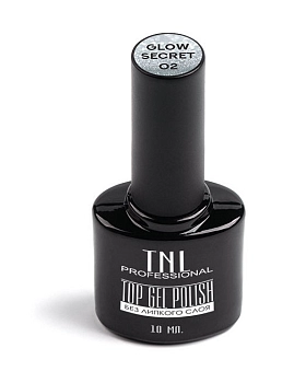 TNL Professional Закрепитель для гель-лака, с шиммером №2 / Glow Secret 10 мл, фото 2