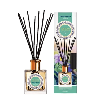 Диффузор ароматический, французкий сад и лавандовое масло / HOME PERFUMES French Garden & lavander oil Natural Lavender Oil 150 мл