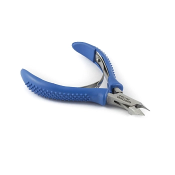 METZGER Кусачки кутикульные 6 мм, синяя силиконовая ручка, фото 2