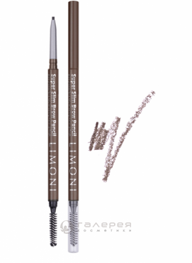 Карандаш для бровей № 02 / Super Slim Brow Pencil, LIMONI