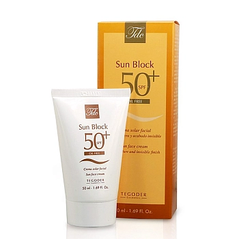 TEGOR Крем солнцезащитный для жирной кожи SPF 50+ / Sun Block oil free 50 мл, фото 3