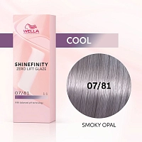 WELLA PROFESSIONALS 07/81 гель-крем краска для волос / WE Shinefinity 60 мл, фото 3
