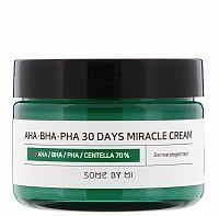 Крем с AHA/BHA/PHA кислотами для проблемной кожи 60 г, SOME BY MI