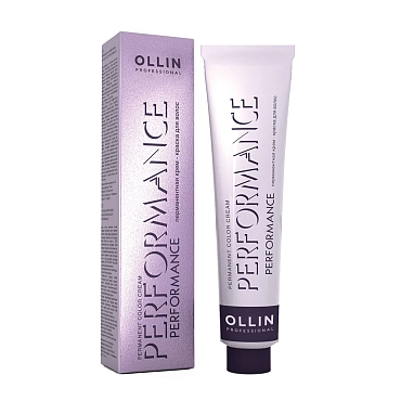 OLLIN PROFESSIONAL 4/1 краска для волос, шатен пепельный / PERFORMANCE 60 мл
