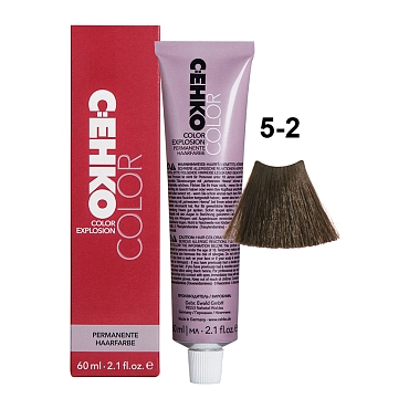 C:EHKO 5/2 крем-краска для волос, светло-пепельно-русый / Color Explosion Hellbraun asch 60 мл