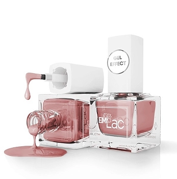 E.MI 017 лак ультрастойкий для ногтей, Розовый загар / Gel Effect 9 мл, фото 3