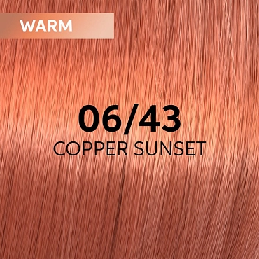 WELLA PROFESSIONALS 06/43 гель-крем краска для волос / WE Shinefinity 60 мл