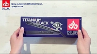 DEWAL PROFESSIONAL Щипцы-выпрямители Black Titanium, с терморегулятором, титаново-турмалиновое покрытие, 25х90 мм, 105 Вт, фото 6