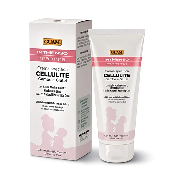 GUAM Крем антицеллюлитный для бёдер и ягодиц / INTHENSO MAMMA 200 мл, фото 2