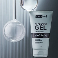 PHARMLEVEL Гель очищающий для микробиома кожи / NIACIN 150 мл, фото 3