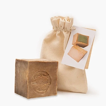 ZEITUN Мыло алеппское премиум оливково-лавровое Традиционное 200 гр, фото 3