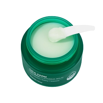 FARMSTAY Бальзам гидрофильный для снятия макияжа успокаивающий кожу / Cica Farm Calming Cleansing Balm 95 мл, фото 3