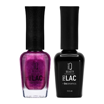 IQ BEAUTY 077 лак профессиональный укрепляющий для ногтей с биокерамикой / Nail polish PROLAC+bioceramics 12,5 мл, фото 2