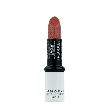 LAYLA COSMETICS Помада блестящая для губ, №23 / IMMORAL SHINE LIPSTICK ONE WISH SILLY BUNNY 4 гр, фото 1