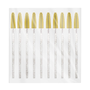 INNOVATOR COSMETICS Щеточки для ресниц и бровей одноразовые желтые с глиттером / INNOVATOR COSMETICS 10 шт, фото 2