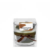 Свеча ароматическая Шоколадное суфле 60 гр, AROMA HARMONY