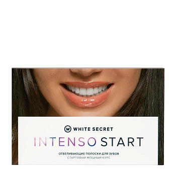 Полоски для мощного отбеливания на 2-4 тона / White Secret Intenso Start 7 шт